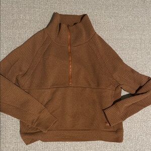 L.L. Bean Brown Quarter-Zip Sweatshirt